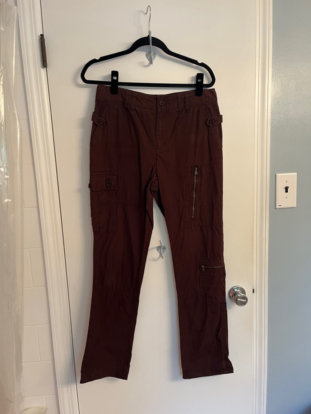 Chocolate brown cargo pants by Ralph Lauren